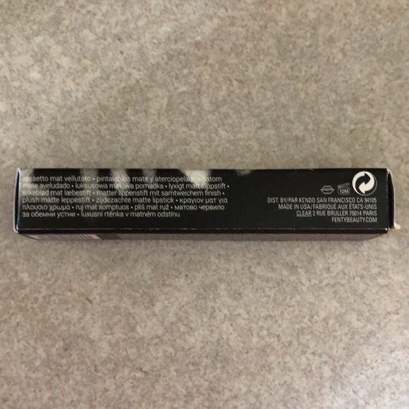 Fenty Beauty by Rihanna Mattemoiselle Plush Matte Lipstick, Ya Dig?! (Blue) - Picture 3 of 6